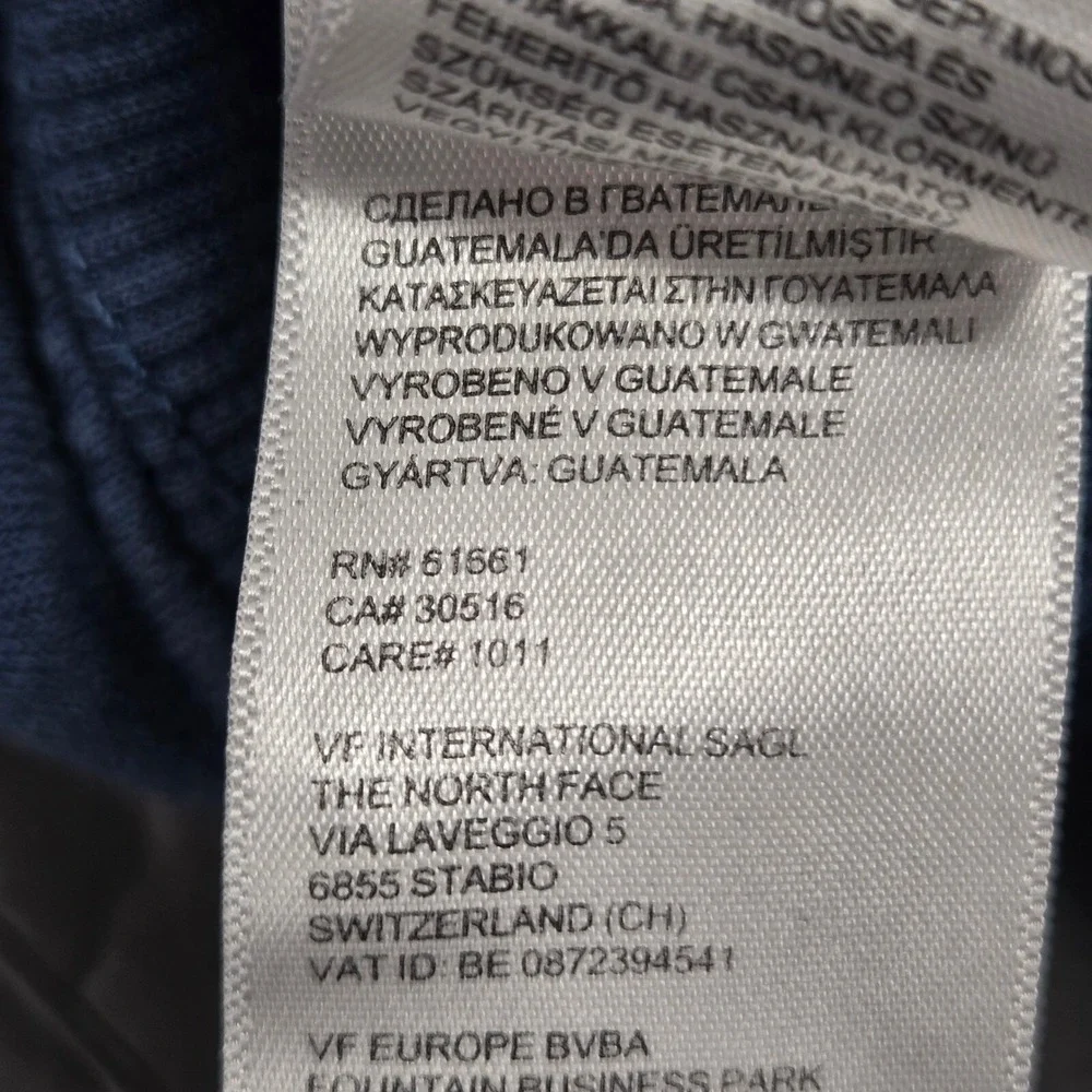 The North Face Hoodie Men's XL‎ Navy Never Stop Exploring Pullover Distressed